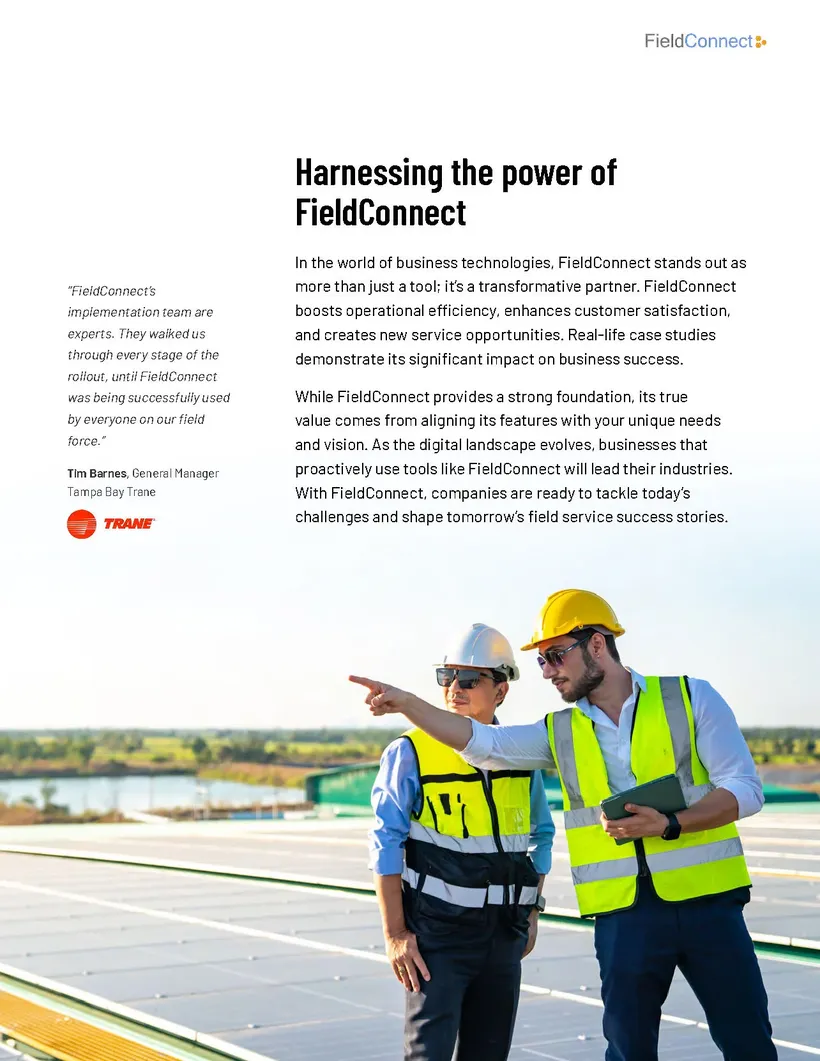 FieldConnect ebook page, 8 of 9