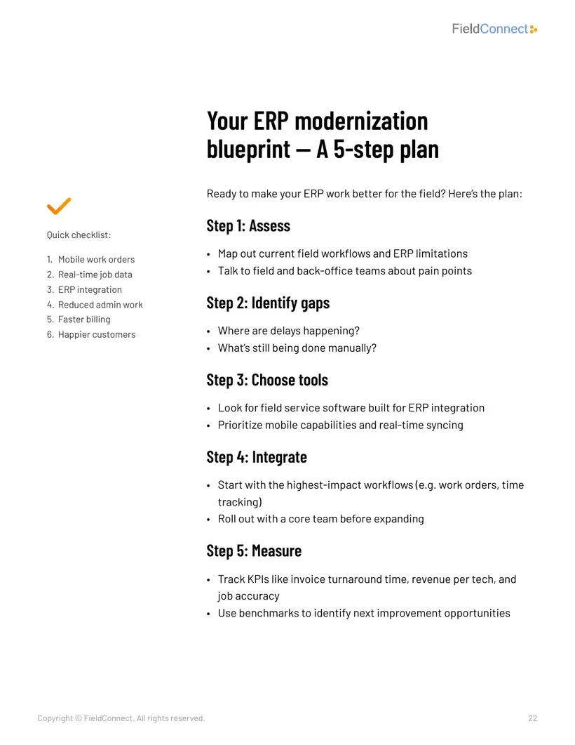FieldConnect ebook page, 9 of 9