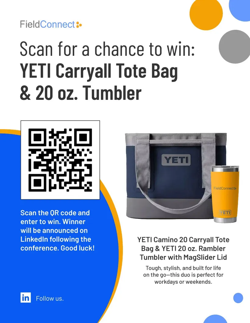FieldConnect trade show flyer, 2 of 3