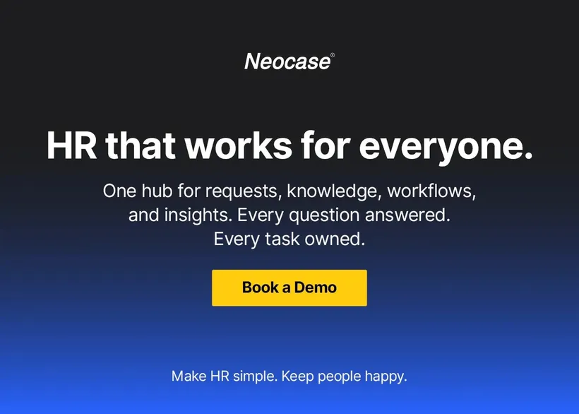 Neocase call to action, 2 of 2
