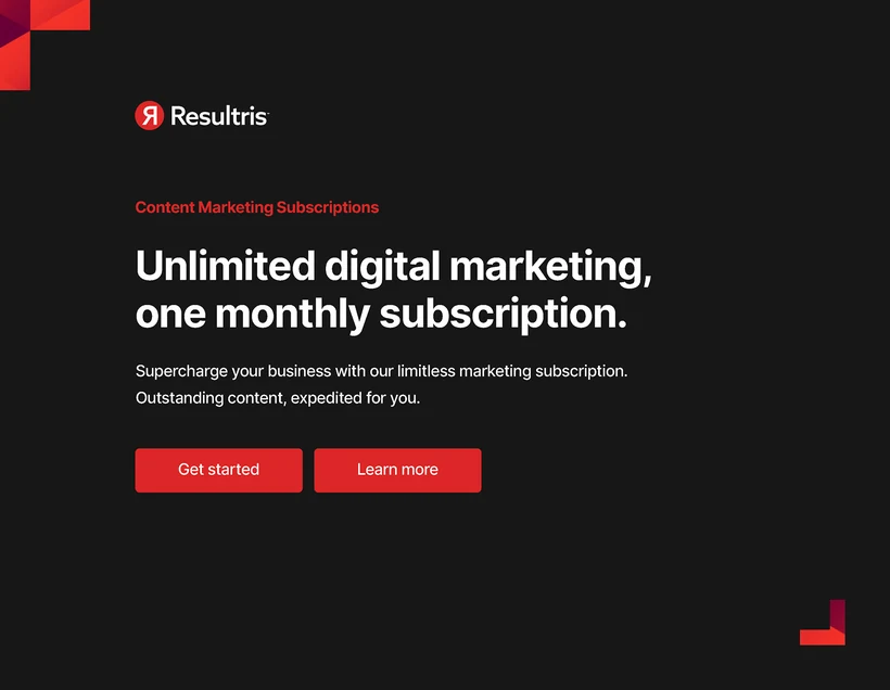 Resultris company overview page, 5 of 12