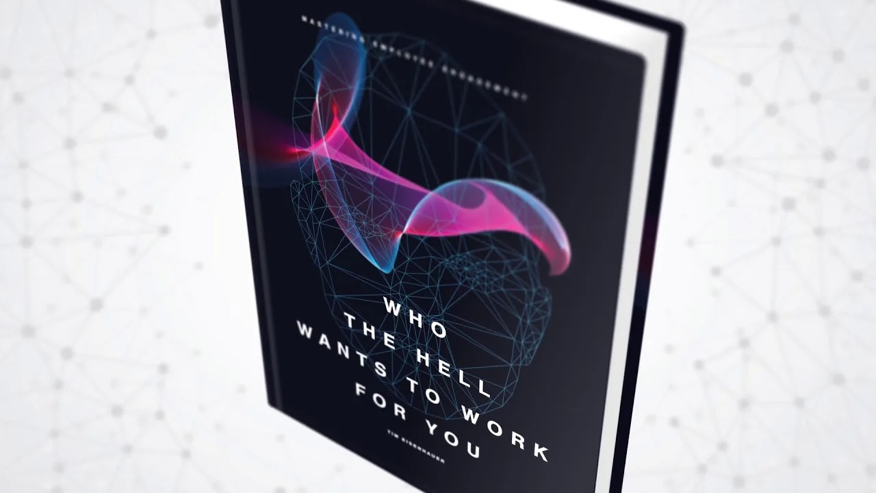 Book trailer still: Who the Hell Wants to Work for You by Tim Eisenhauer