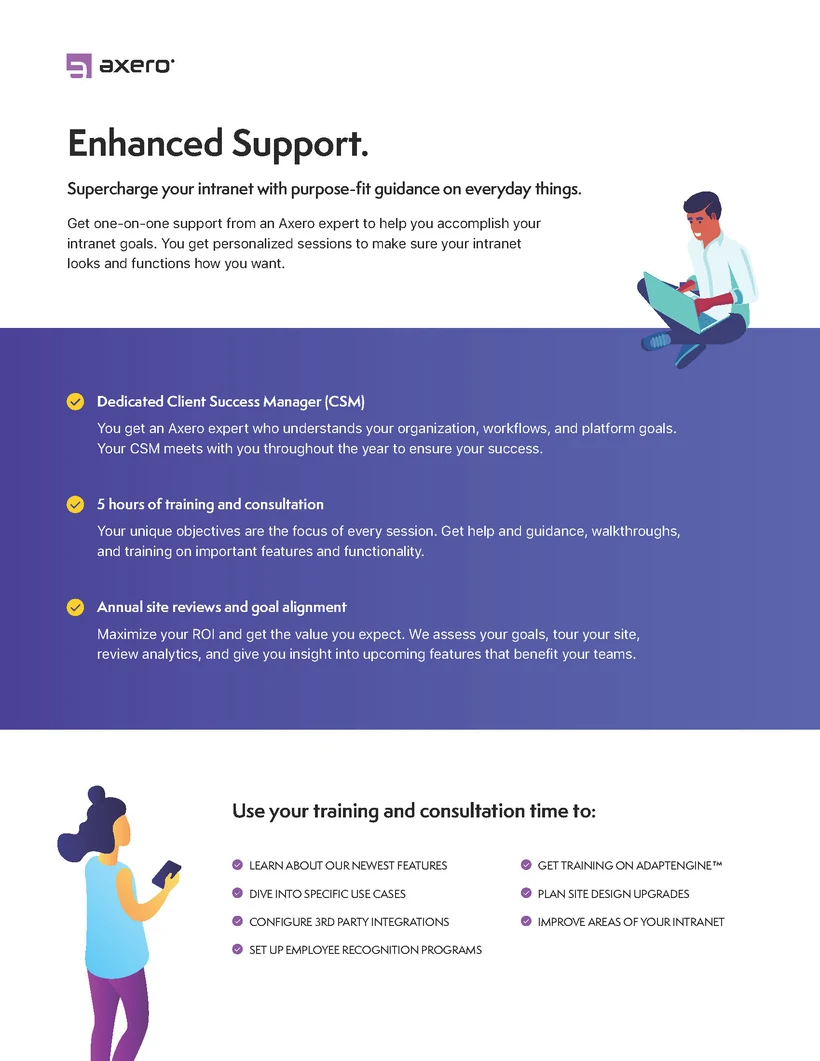 Axero one-pager, 9 of 9