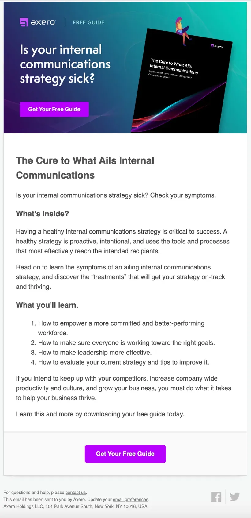 Axero email, 11 of 12
